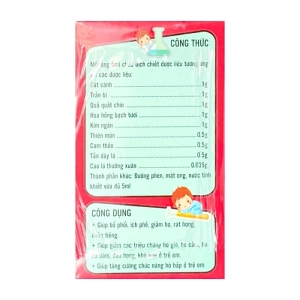 Bổ Phổi Bibo Trang Minh 4 vỉ x 5 ống - Hỗ trợ bổ phổi, ích phế cho trẻ