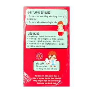 Bổ Phổi Bibo Trang Minh 4 vỉ x 5 ống - Hỗ trợ bổ phổi, ích phế cho trẻ