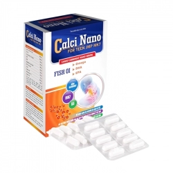 Bổ sung canxi cho cơ thể Calci Nano For Teen JMP MK7 Santex 5 vỉ x 10 viên