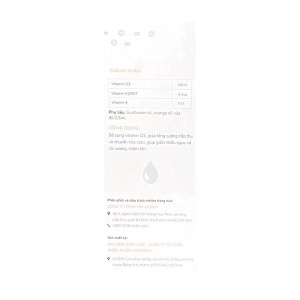 Soki D3 20ml - Bổ sung D3 cho trẻ  Soki D3 20ml - Bổ sung D3 cho trẻ