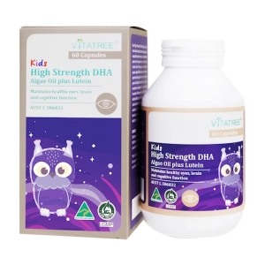 Kids High Strength DHA Algae Oil plus Lutein Vitatree 30 viên - Bổ sung DHA, Lutein cho bé  Kids High Strength DHA Algae Oil plus Lutein Vitatree 30 viên - Bổ sung DHA, Lutein cho bé