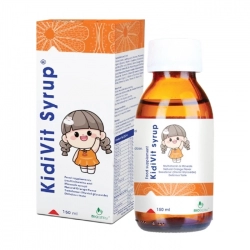 Bổ sung kẽm, vitamin cho bé Kidivit Syrup Bioserv 150ml