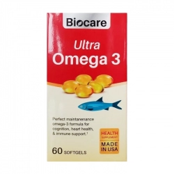 Bổ sung não bộ và thị lực Ultra Omega 3 BioCare 60 viên Bổ sung não bộ và thị lực Ultra Omega 3 BioCare 60 viên