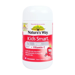 Kids Smart Iron + Vitamin C Nature's Way 50 viên - Bổ sung sắt 