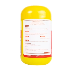 Kids Smart Vita Gummies Iron + Vitamin C Nature's Way 60 viên - Bổ sung Sắt, Vitamin C cho trẻ Kids Smart Vita Gummies Iron + Vitamin C Nature's Way 60 viên - Bổ sung Sắt, Vitamin C cho trẻ