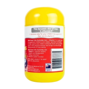 Kids Smart Vita Gummies Iron + Vitamin C Nature's Way 60 viên - Bổ sung Sắt, Vitamin C cho trẻ Kids Smart Vita Gummies Iron + Vitamin C Nature's Way 60 viên - Bổ sung Sắt, Vitamin C cho trẻ