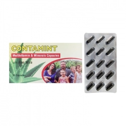 Bổ sung vitamin, khoáng chất Contamint Gelnova Laboratories 2 vỉ x 15 viên Bổ sung vitamin, khoáng chất Contamint Gelnova Laboratories 2 vỉ x 15 viên