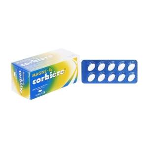 Magne B6 Corbiere 470mg/5mg Sanofi, Hộp 5 vỉ x 10 viên Magne B6 Corbiere 470mg/5mg Sanofi, Hộp 5 vỉ x 10 viên