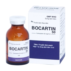 Bocartin 50 Bidiphar 1 lọ x 5ml (Carboplatin)
