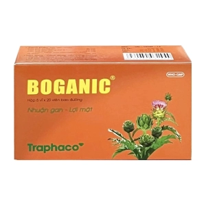 Boganic Traphaco 5 vỉ x 20 viên ( bao đường) Boganic Traphaco 5 vỉ x 20 viên ( bao đường)