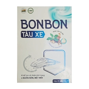 BonBon Tàu Xe 20 gói x 15ml - Hỗ trợ buồn nôn, mệt mỏi
