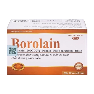 Borolain Rostex Pharma USA 10 vỉ x 10 viên