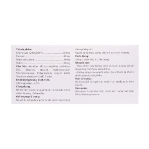 Borolain Rostex Pharma USA 10 vỉ x 10 viên