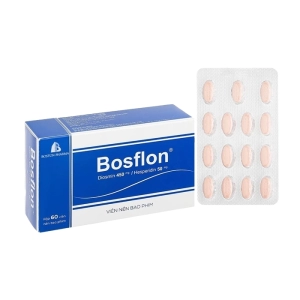 Bosflon Boston Pharma 4 vỉ x 15 viên (Diosmin + Hesperidin)