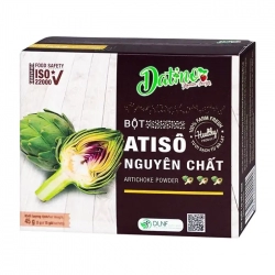 Bột Atiso Nguyên Chất Datino 15 gói x 3g - Bột uống bổ gan
