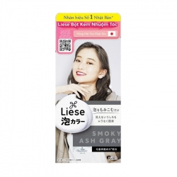 Bọt Kem Nhuộm Tóc Nâu Khói Tro Liese 108ml