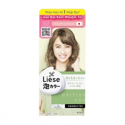 Bọt Kem Nhuộm Tóc Nâu Rêu British Liese 108ml