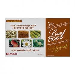 Bột sủi thanh nhiệt Nam Dược Live Cool (Râu bắp) 10 gói