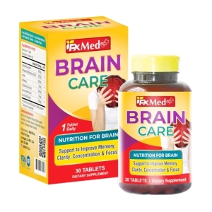 Brain Care MediUSA 30 viên - Hỗ trợ tuần hoàn máu não