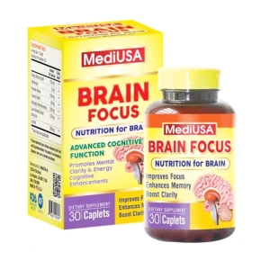 Brain Focus MediUSA 30 viên - Hỗ trợ cải thiện trí nhớ