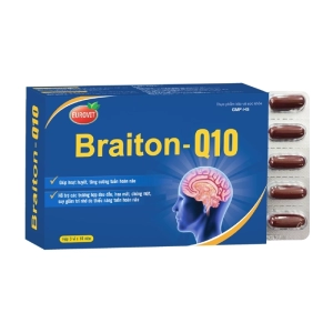 Braiton-Q10 Eurovit 3 vỉ x 10 viên - Hỗ trợ tuần hoàn máu não