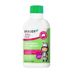 Brauer Baby Kids Liquid Calcium With Magnesium Zinc 500ml Brauer Baby Kids Liquid Calcium With Magnesium Zinc 500ml