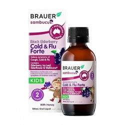 Brauer Black Elderberry Cold Flu forte 100ml Brauer Black Elderberry Cold Flu forte 100ml