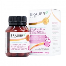 Brauer Ultra Pure DHA For Pregnancy Breastfeeding 60 viên Brauer Ultra Pure DHA For Pregnancy Breastfeeding 60 viên