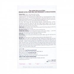 Brauer Ultra Pure DHA For Pregnancy Breastfeeding 60 viên Brauer Ultra Pure DHA For Pregnancy Breastfeeding 60 viên