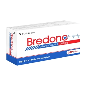 Bredono DRP Inter 3 vỉ x 10 viên (Valsartan + Sacubitril)