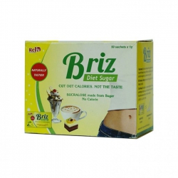 Đường ăn kiêng Briz, Hộp 50 gói Đường ăn kiêng Briz, Hộp 50 gói