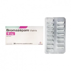 Bromazepam 6mg Viatris 2 vỉ x 15 viên - Thuốc hướng thần