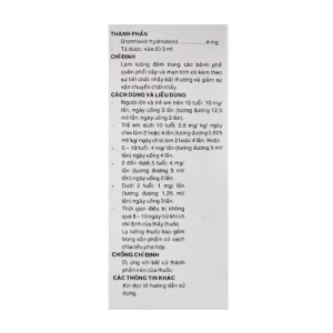 Bromhexfar 4mg Pharmedic 90ml Bromhexfar 4mg Pharmedic 90ml