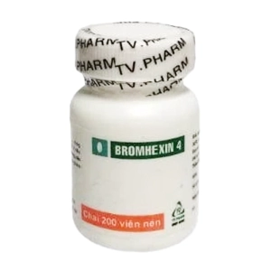Bromhexin 4 TV.Pharm chai 200 viên (Bromhexin hydroclorid)