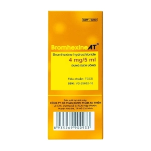 Bromhexine A.T An Thiên chai 60ml (Bromhexin hydroclorid)