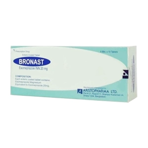 Bronast 20mg Aristopharma 6 vỉ x 10 viên (Esomeprazole)