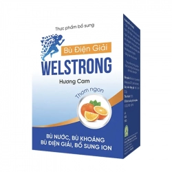Bù điện giải Welstrong (hương cam) 5 gói x 12,5g Bù điện giải Welstrong (hương cam) 5 gói x 12,5g
