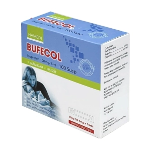 Bufecol 100 Susp Hà Nam 20 ống x 10ml (Ibuprofen)