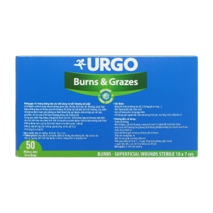 Burns Grazes Urgo 10 x 7cm 50 miếng - Băng gạc vết bỏng