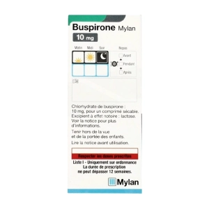 Buspirone Mylan 10mg 20 viên (Buspirone)