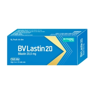 BV Lastin 20 BV Pharma 3 vỉ x 10 viên (Bilastine)