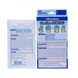 Miếng dán hạ sốt Bye Bye Fever Children, Hộp 8 bịch x 2 miếng