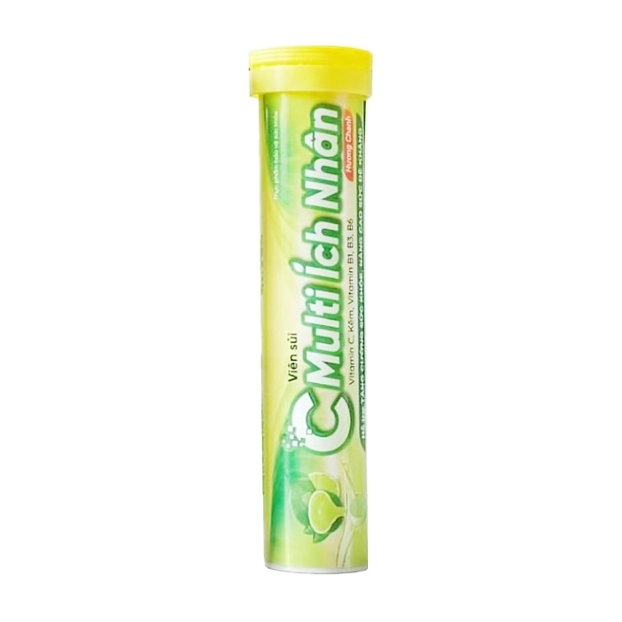 C Multi Ích Nhân 16 viên – Hỗ trợ tăng cường sức khỏe (hương chanh)