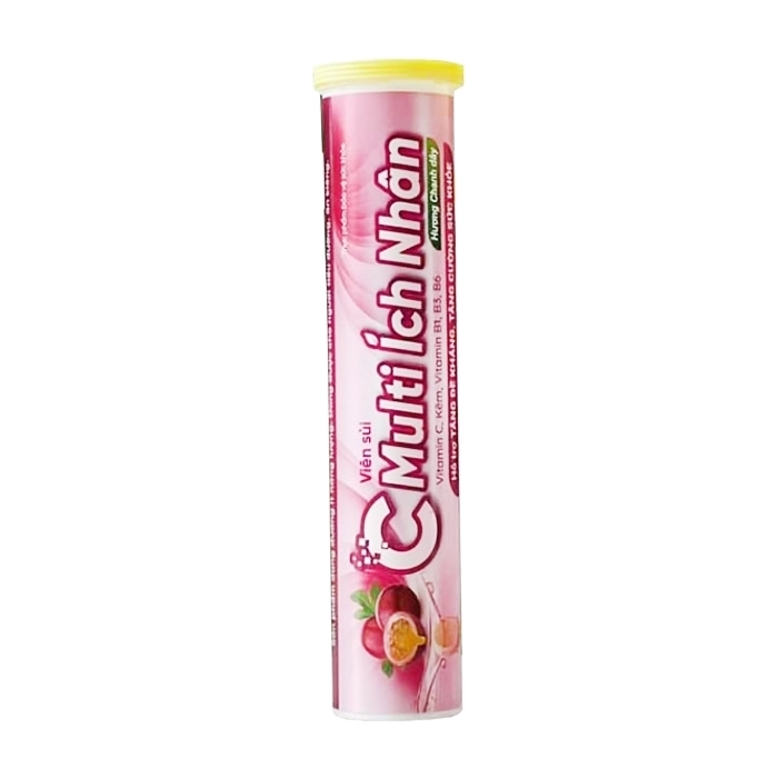 C Multi Ích Nhân 16 viên – Hỗ trợ tăng cường sức khỏe (hương chanh dây)