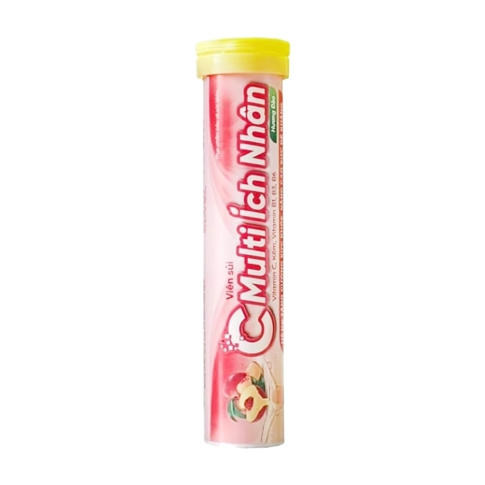 C Multi Ích Nhân 16 viên – Hỗ trợ tăng cường sức khỏe (hương đào)