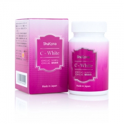 Viên uống trắng da C-White Shukona Nhật Bản, Hộp 60 viên