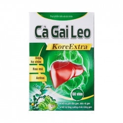 Tpbvsk bổ gan Cà gai leo KoreExtra, Hộp 60 viên