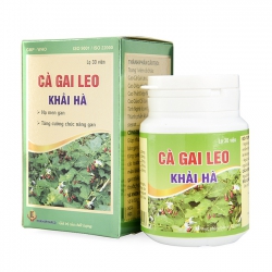 Cà gai leo Khải Hà Hộp 1 lọ 30 viên