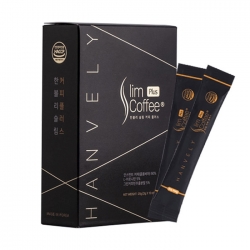 Cà phê giảm cân Hanvely Slim Coffee Plus, Hộp 10 gói