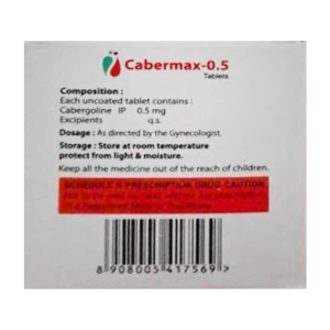 Cabermax-0.5 John Lee 10 vỉ x 4 viên (Cabergoline)